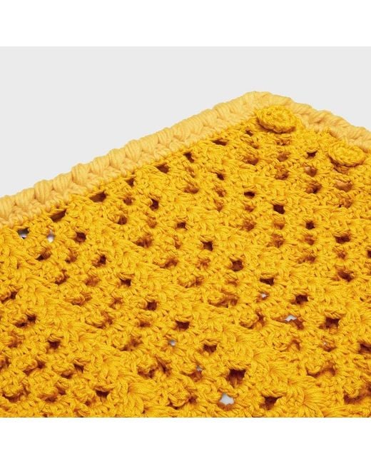 Céline Yellow Mini Skirt