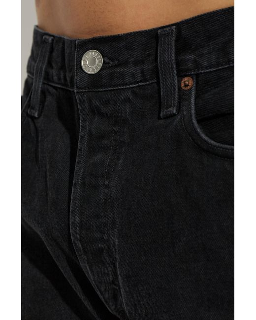 Agolde Black 90S High-Rise Straight Jeans for men