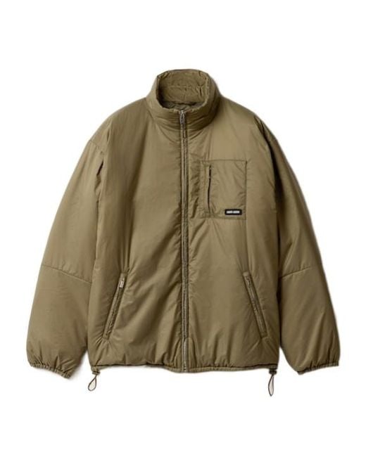 Miu Miu Green Medium-Weight Ripstop Down Jacket