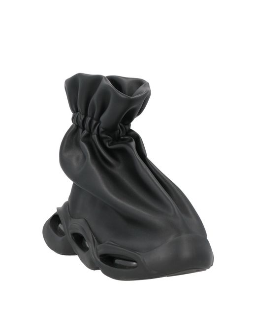 Dolce & Gabbana Black Solid Color Platform Sneakers