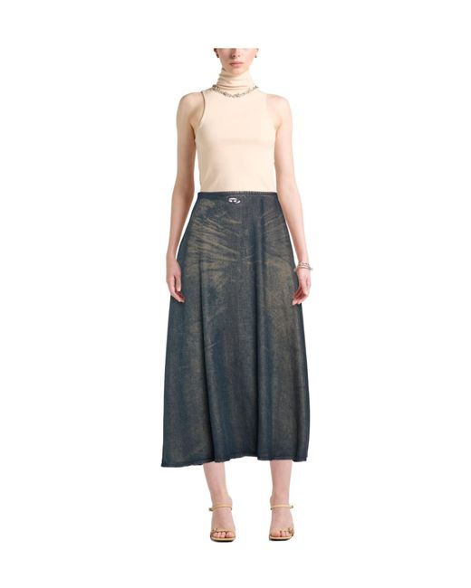 DIESEL Gray Denim Skirts