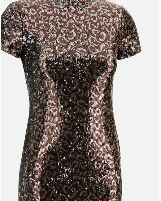 Palm Angels Multicolor Open Back Sequin Embellished Midi Dress