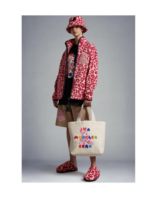 Moncler White Medium Tote Bag for men