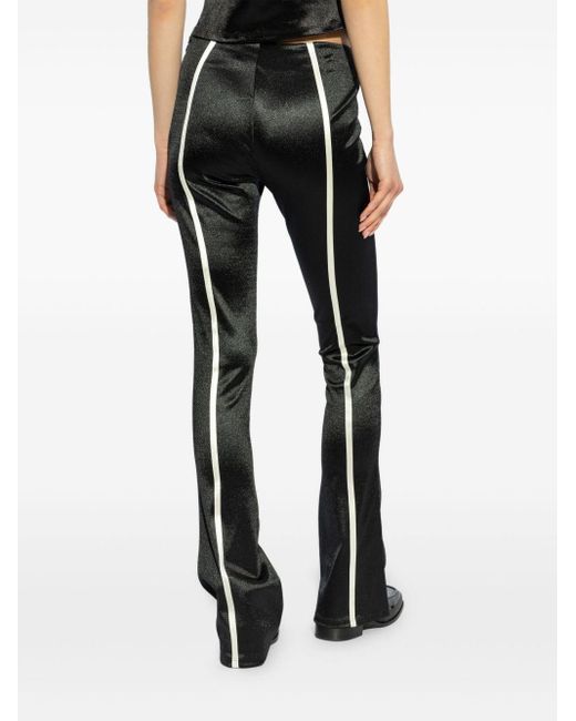 M I S B H V Black Logo-Patch Track Pants