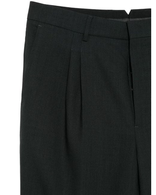 AMI Black Casual Pants With Belt Loops for men