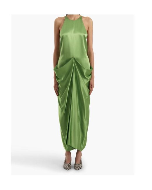 Khaite Green Kent Dress