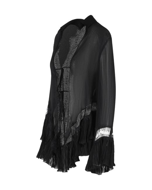 Blumarine Black Viscose Shirt