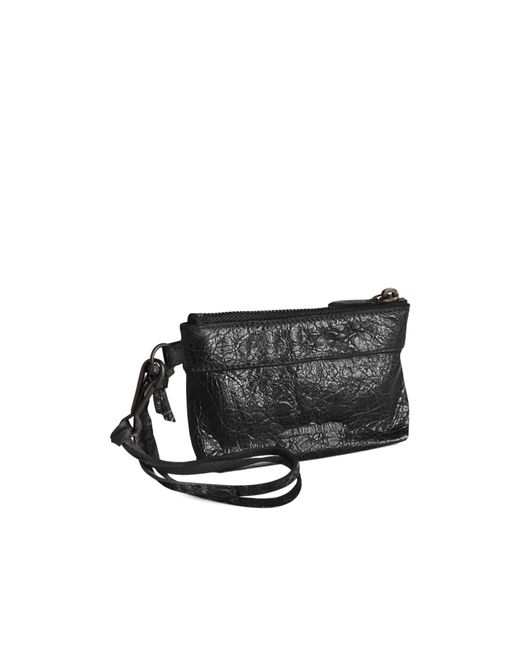 Balenciaga Black Le City Zipped Pouch Bag