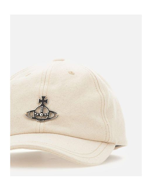 Vivienne Westwood Natural Orb Logo Baseball Hat