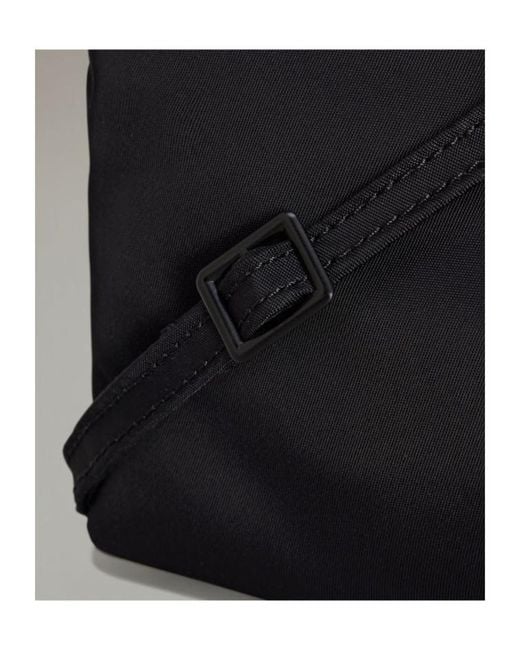 Y-3 Black Logo Printed Mini Tote Bag for men