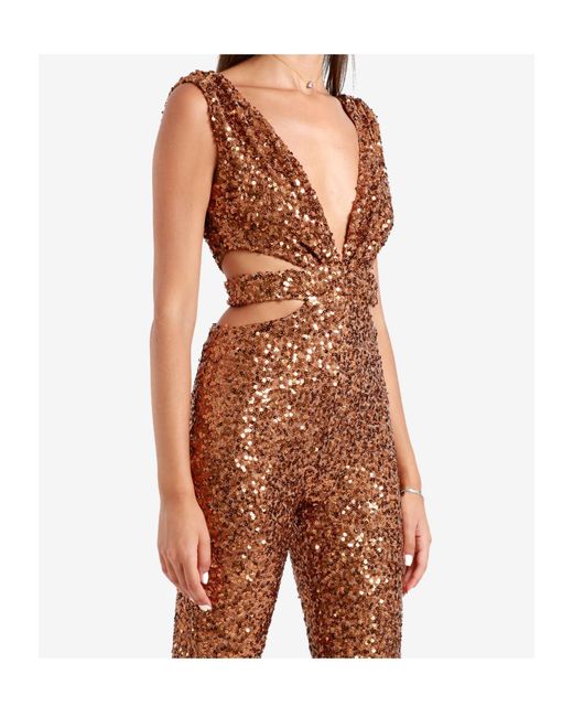 Aniye By Brown Sleeveless Jumpsuit