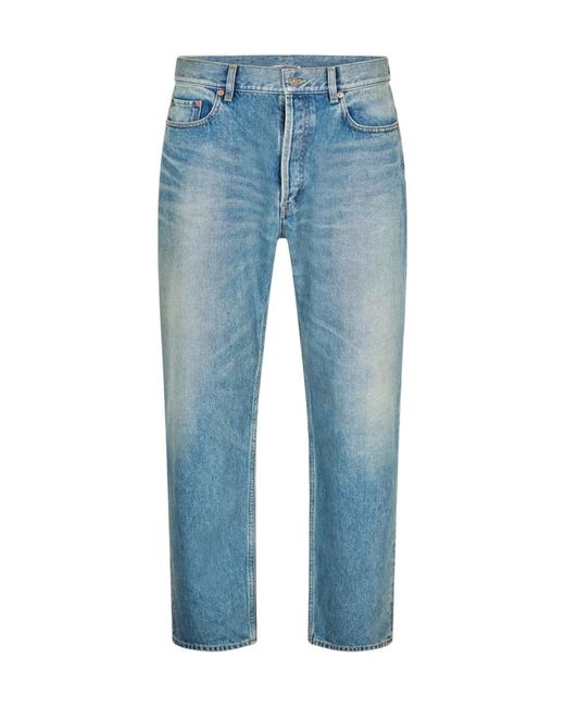 Saint Laurent Blue Straight Jeans for men