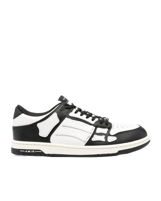 Amiri White Round Head Low-Cut Casual Shoes for men