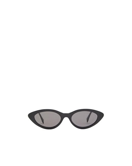 Fendi White Metal-Rimmed Sunglasses