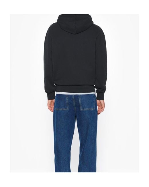 Maison Kitsuné Black Maison Kitsuné Fox Head Comfort Hoodie for men