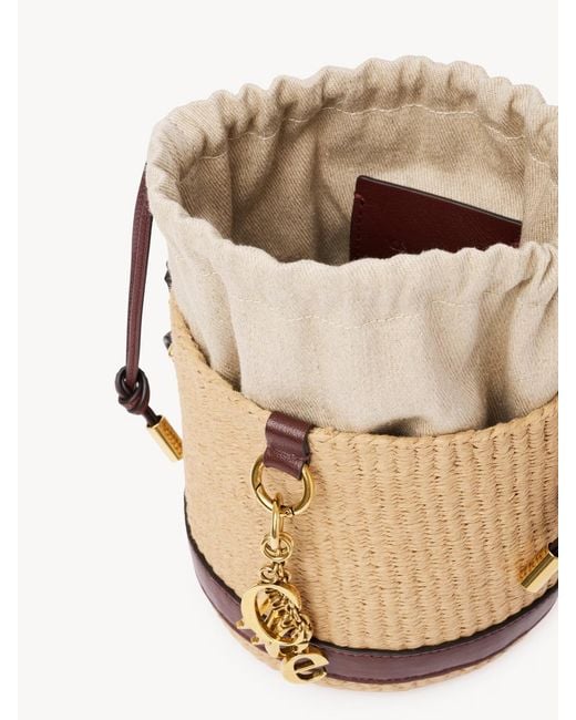 Chloé White Chloé Charms Basket Bag
