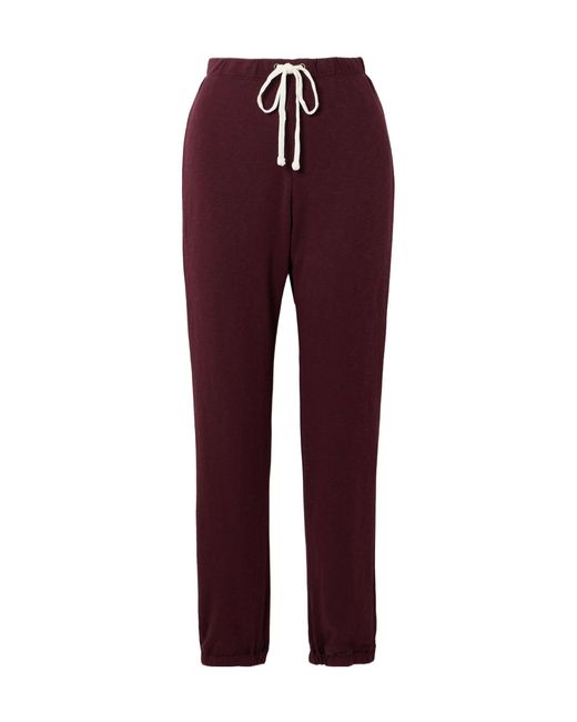 James Perse Red Elastic Waist Casual Pants