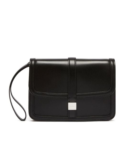 Max Mara Black Bianca Clutch Bag