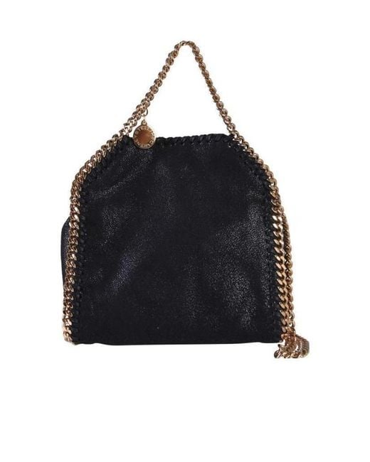 Stella McCartney Black Falabella Tiny Tote Bag