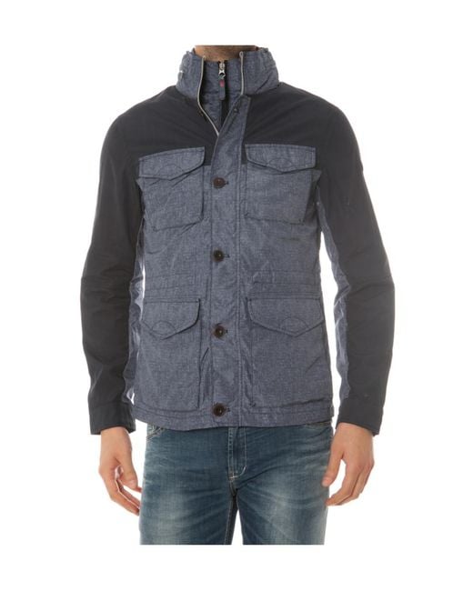 Armani Jeans Gray Long Sleeve Denim Jacket for men