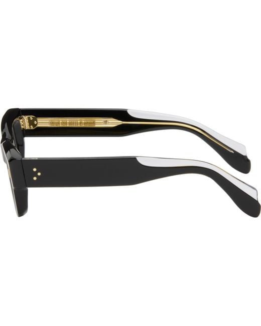 Cutler & Gross White 1419 Rectangle Glasses for men
