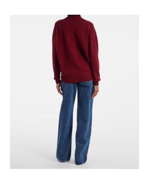 Plan C Red Wool And Cashmere Sweater