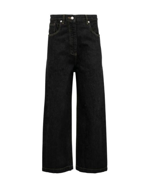 Studio Nicholson Black Wide-Leg Jeans