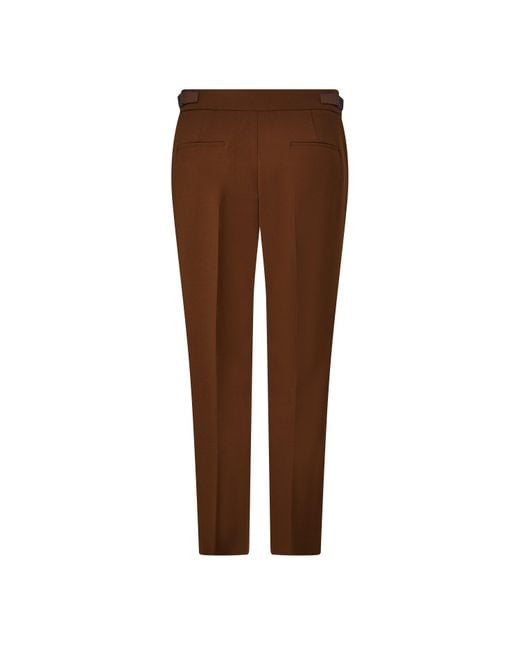 Max Mara Brown Straightleg Trousers