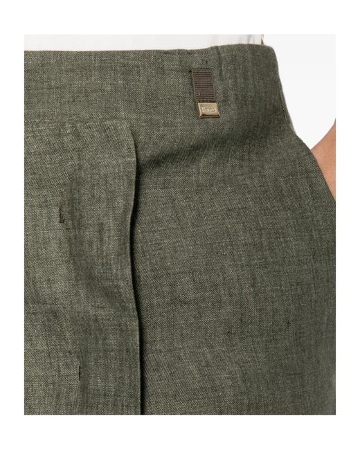 Herno Green Wrap Skirt