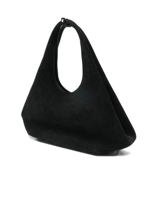 Coperni Black Suede Tote Bag