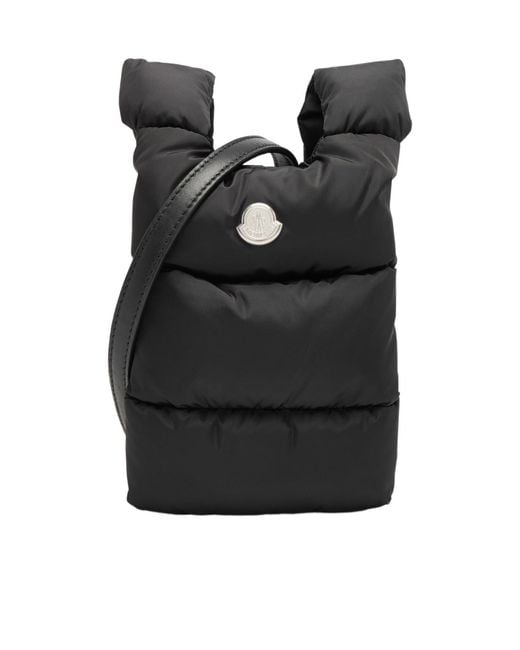 Moncler Black Quilted Shell Cross-Body Bag