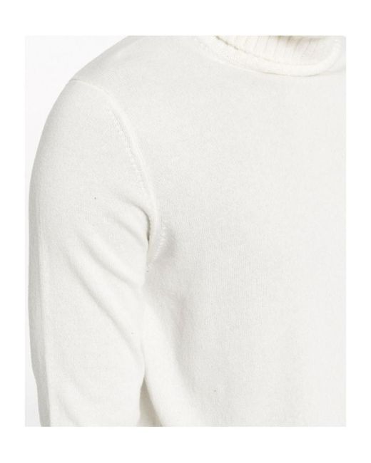 Ballantyne White Turtleneck Long-Sleeved Jumper for men