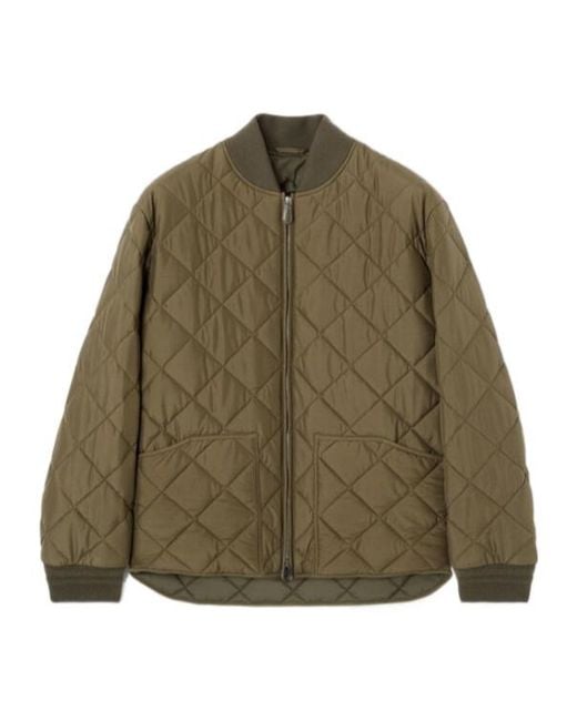 Loro Piana Green Benson Bomber Jacket for men