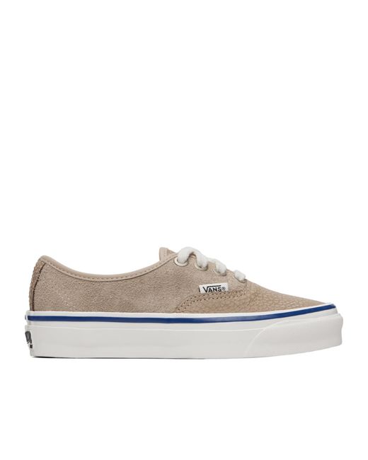 Vans Gray Authentic 44 Siped Low-Top Sneakers