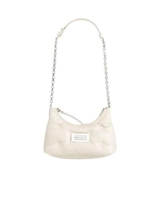 Maison Margiela White Plain Colour Shoulder Bags