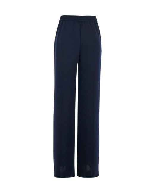 Herno Blue Drawstring Straight-Leg Pants