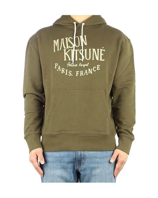 Maison Kitsuné Green Long Sleeve Sweatshirt for men