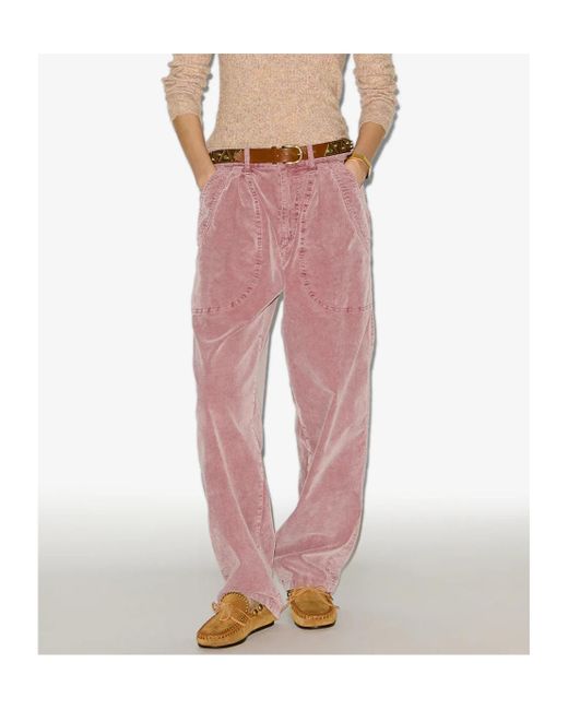 Isabel Marant Red Onyta Pants