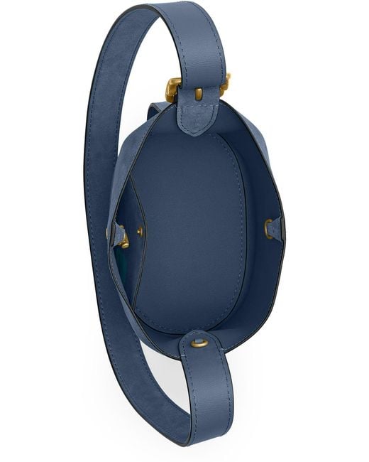 COACH Blue Bleeker 21 Bucket Bag
