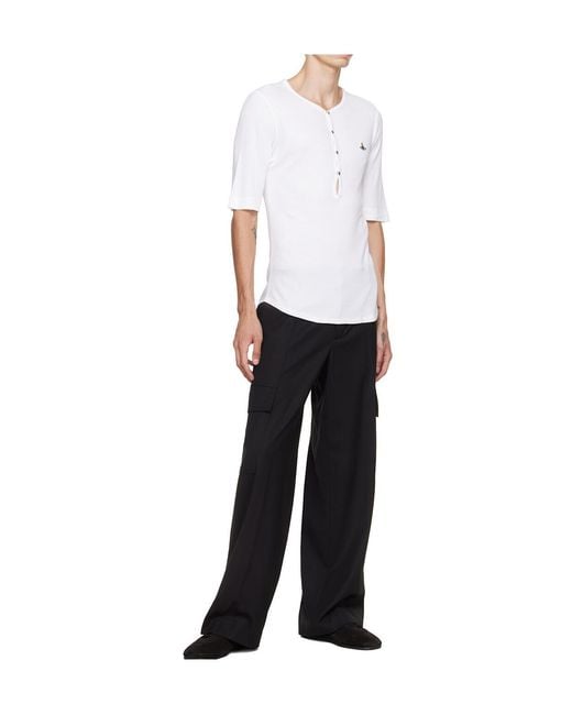 Vivienne Westwood White Short-Sleeved T-Shirt for men
