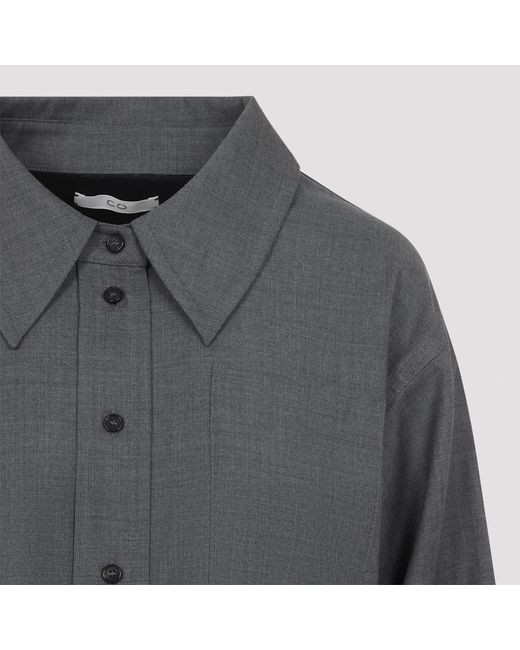 Co. Gray Wool Shirt