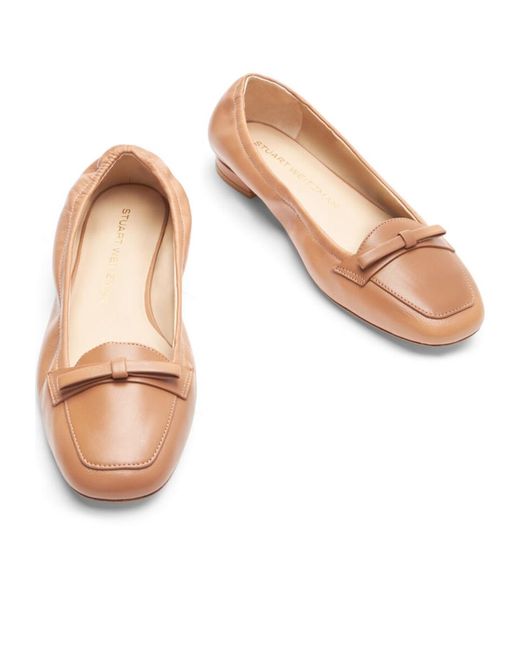Stuart Weitzman Pink Tully Loafers
