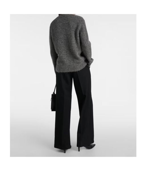 Jil Sander Gray Alpaca And Wool-Blend Sweater