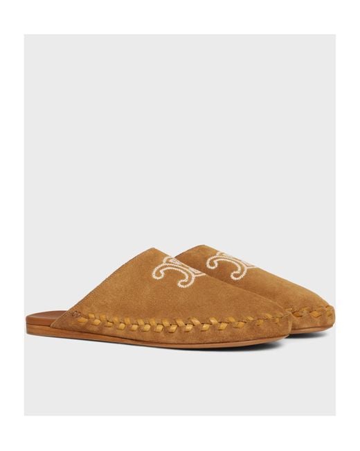 Céline Brown Marlou Triomphe Mule for men