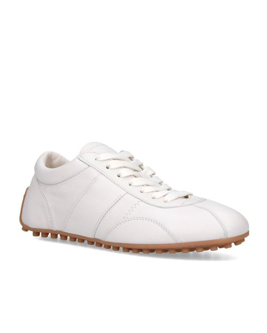 Tod's White Sneakers "t-marathon" In Nappa