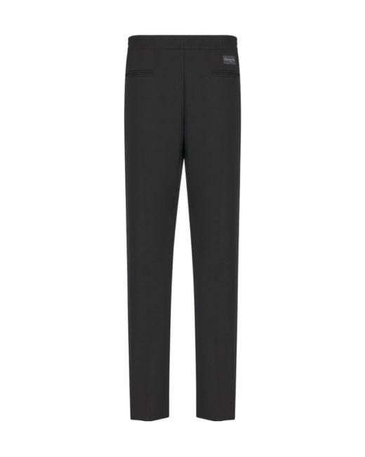 Dior Black Homme Straight Leg Track Pants for men