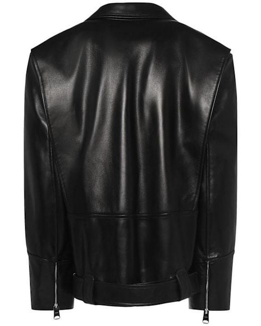 Khaite Black Hansel Leather Jacket