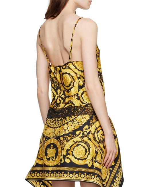 Versace Black 'Barocco' Tank Top