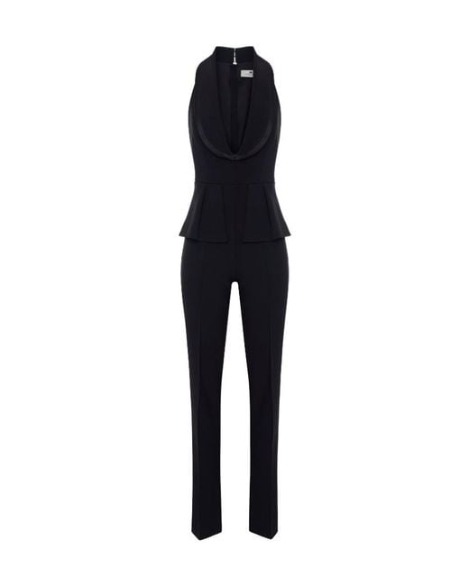 Elisabetta Franchi Blue Jumpsuit