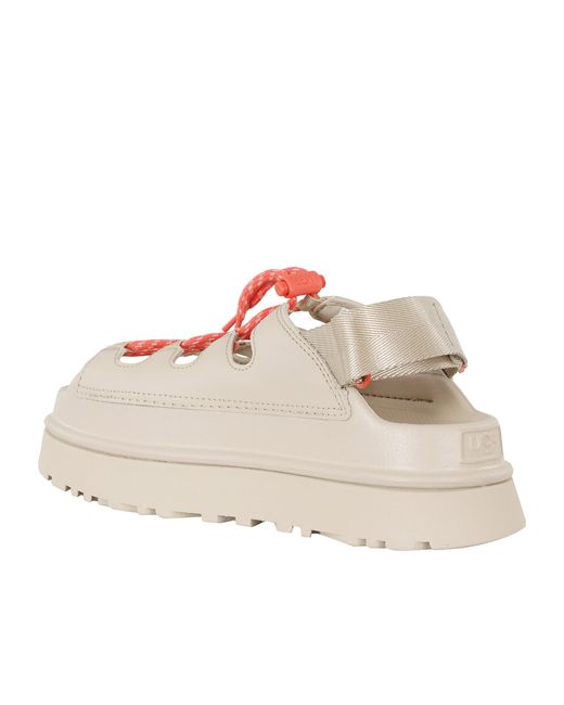 Ugg Pink Round-Toe Flat Sandals